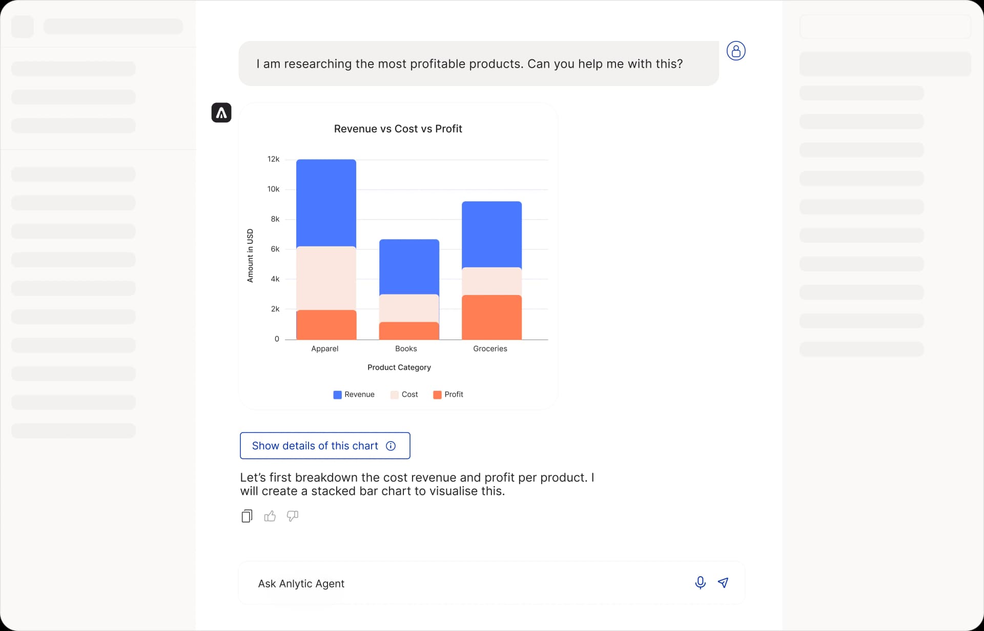 Anlytic AI agent converting operational questions into automated business actions and data-driven decisions